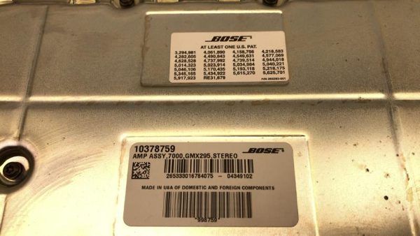 2005-2011 Cadillac Sts Factory Amplifier Stock Stereo Ux8 Oem 10378759 — photo 9