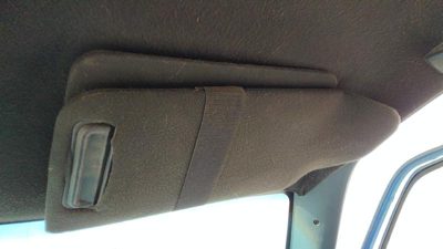 82-94 Chevy S10 Blazer Passenger Right Sun Visor Oem Black