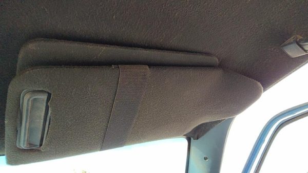 82-94 Chevy S10 Blazer Passenger Right Sun Visor Oem Black — photo 2