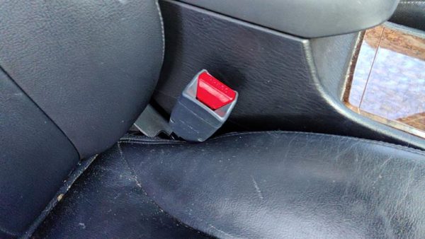 2004-2005 Hyundai Xg350 Passenger Right Front Seat Belt Buckle Receiver Black — photo 3
