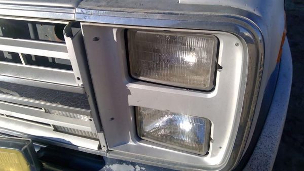 1985-1991 Chevy G20 Van Driver Left Dual Pair Head Light Front Lamp With Bracket — photo 8