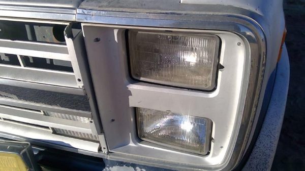 1985-1991 Chevy G20 Van Driver Left Dual Pair Head Light Front Lamp With Bracket — photo 7
