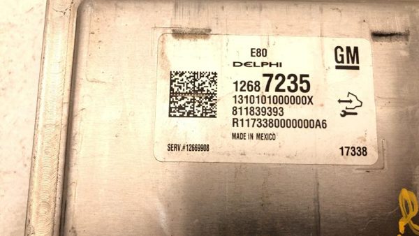 2018-2020 Buick Regal Electronic Control Module Computer 2.0l Ecm Ecu 12687235 — photo 7