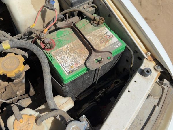1994 Subaru Legacy RHD Complete Battery Box Mount Tray With Hold Down Oem — photo 3