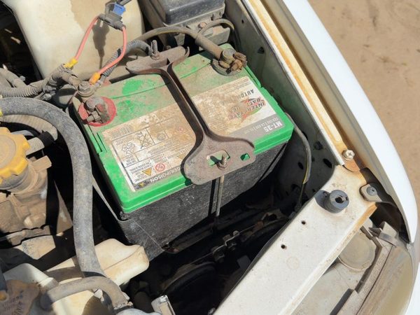 1994 Subaru Legacy RHD Complete Battery Box Mount Tray With Hold Down Oem — photo 4