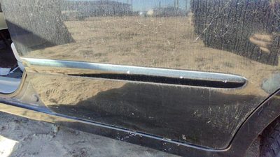 04-09 Spectra Driver Left Rear Moulding From Door Back Trim Eb Black 4 Door