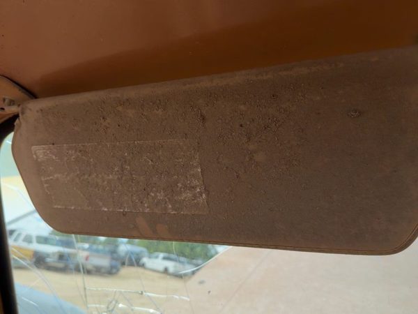 1980 Chevy Silverado C20 Driver Left Sun Visor Oem Tan — photo 4