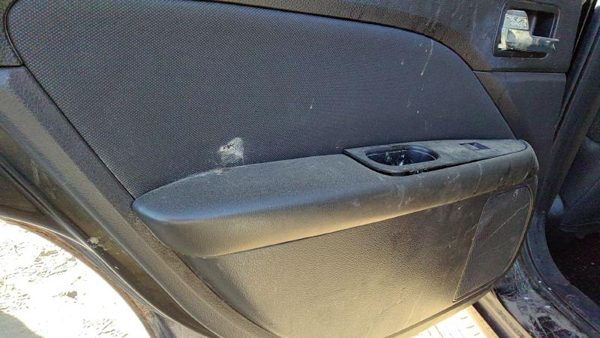 10-12 Fusion Driver Left Rear Door Trim Panel With Switches Back Charcoal Black — photo 6