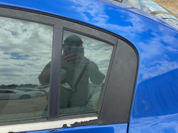 07-12 Nissan Sentra Driver Left Rear Vent Window Back Door Glass With Frame Oem — photo 2