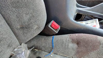 1994-1995 Honda Accord Passenger Right Front Seat Belt Buckle Receiver Oem Gray