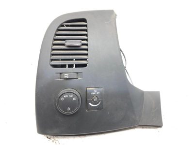2009-2011 Gmc Sierra Driver Left Dash Trim Panel With Headlight Switch Oem