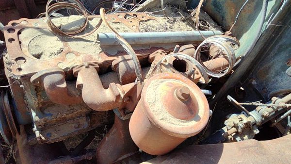 1953-1954 Chevy Bel Air 150 Sedan Exhaust Manifold Assembly Oem 235Ci — photo 4