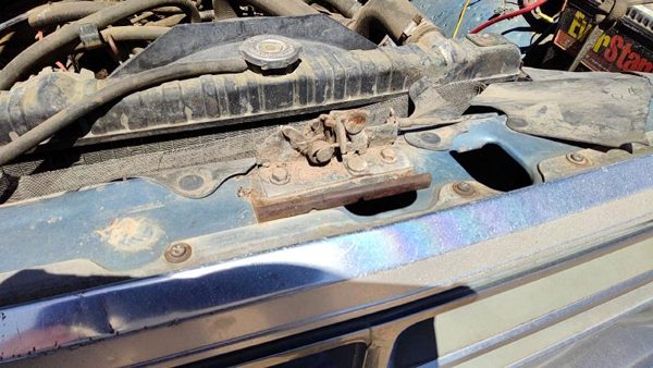 1986-1990 Dodge Ram W150 Hood Latch Assembly With Bracket Oem — photo 2