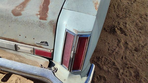 1975 Olds Cutlass Quarter Panel Moulding RH Blue — photo 5