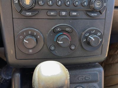 05-09 G6 Temperature Control Module In Dash Heater Ac Head Unit Oem Sedan