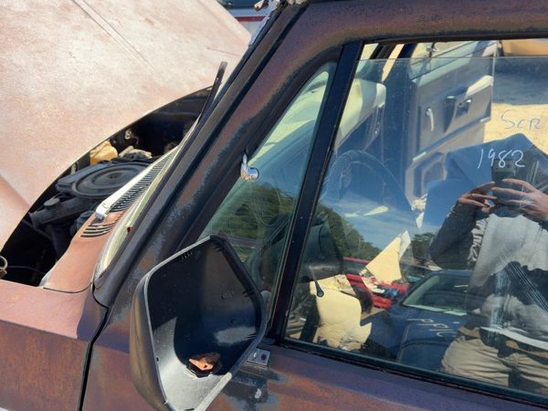78-86 Dodge D150 Driver Left Front Vent Window Small Door Glass With Frame Oem — photo 2