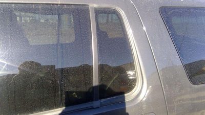 02-10 Mountaineer Driver Left Rear Vent Window Back Door Glass With Frame