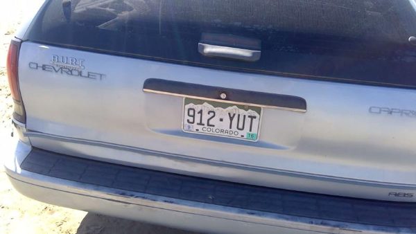 1991 Chevrolet Caprice Trunk/decklid/hatch/tailgate Blue Dented — photo 5