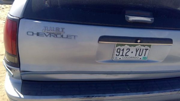 1991 Chevrolet Caprice Trunk/decklid/hatch/tailgate Blue Dented — photo 9