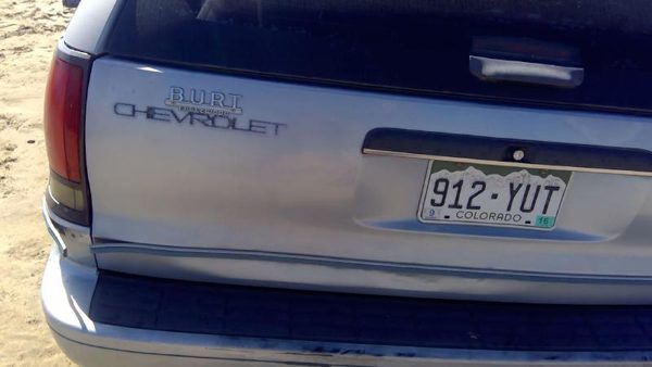 1991 Chevrolet Caprice Trunk/decklid/hatch/tailgate Blue Dented — photo 8