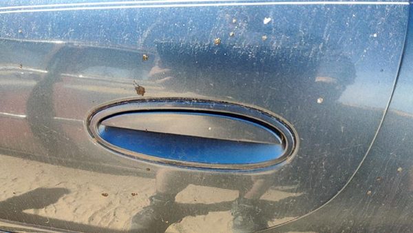 00-04 Lesabre Buick Lesabre Driver Left Rear Outside Door Handle Oem Back Blue — photo 3