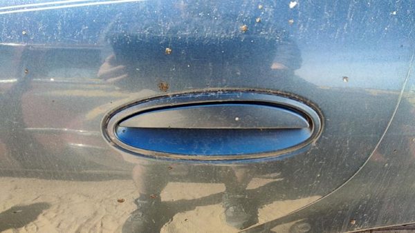 00-04 Lesabre Buick Lesabre Driver Left Rear Outside Door Handle Oem Back Blue — photo 2