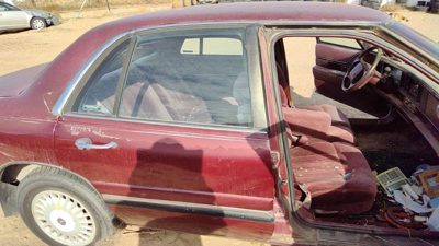 1998 Buick LeSabre Rear Door RH 51B Bordeaux Red 25652564