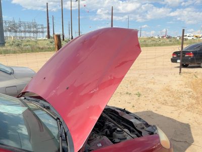 2001 Ford Taurus Hood Red