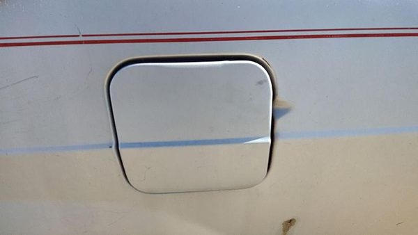 83-87 Mercury Grand Marquis Fuel Tank Door With Hinge Gas Lid Oem Filler Gray — photo 1