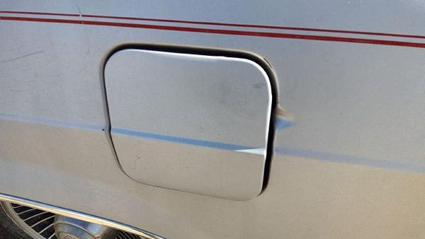 83-87 Mercury Grand Marquis Fuel Tank Door With Hinge Gas Lid Oem Filler Gray — photo 3