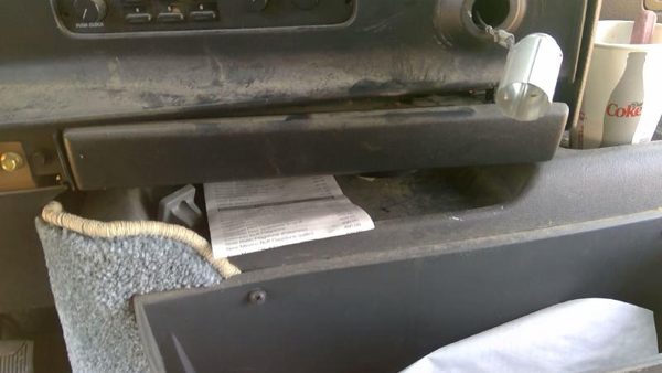 1992-1996 Ford Van E150 Cup Holder Assembly Slide Out Dash Oem Gray F5uz1504320d — photo 4