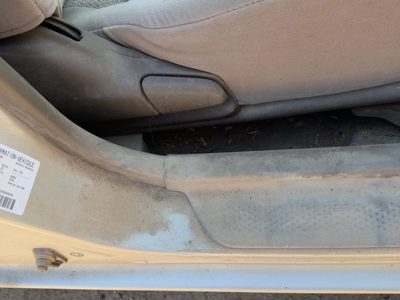 2000 Mazda Protege Dx Passenger Right Side Seat Trim Panel Oem Brown