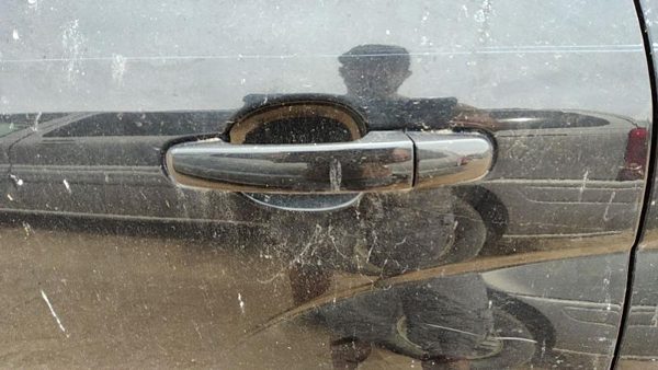 07-09 Grand Vitara Xl-7 Driver Left Rear Outside Door Handle Oem Back Black — photo 2