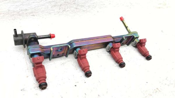 00-02 Nissan Sentra Complete Fuel Rail With Injectors Set Loaded Oem 1.8L Gxe — photo 6