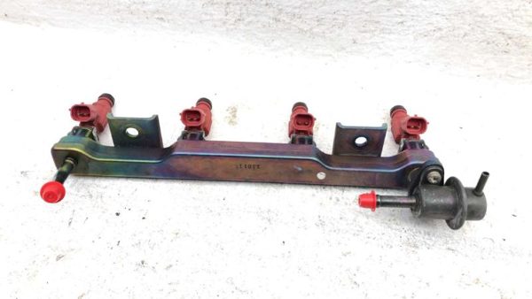 00-02 Nissan Sentra Complete Fuel Rail With Injectors Set Loaded Oem 1.8L Gxe — photo 3