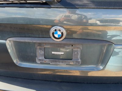 2000-2006 Bmw X5 License Plate Trim Surround Panel Oem Tail Trunk Finish E53
