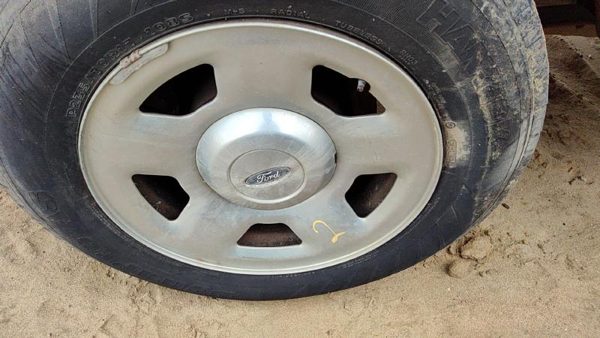 2006 2 Ford F150 17 Steel Wheel OEM Factory Rim Chrome Clad #2 7L3Z1015E — photo 2