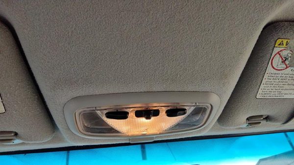 00-04 Focus Station Wagon Center Overhead Console Dome Light Map Lamp Cubby Gray — photo 5