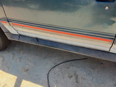 91-94 Ford Explorer 2 Dr Driver Left Front Moulding From Door OEM Trim Strip