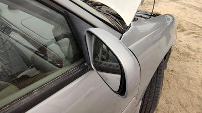 1997-05 Chevy Malibu Passenger Right Side Mirror Door Mounted Oem 17u Silvermist