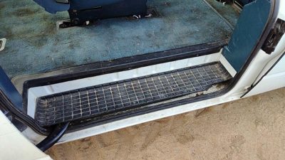 85-94 Gmc Safari Passenger Right Rear Lower Sill Step Moulding Trim Panel Oem