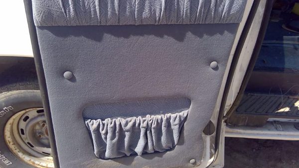 92-97 Ford Van E150 Passenger Right Rear Inside Door Trim Panel Only Back Gray — photo 6