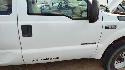 2000 Ford F250 Front Door RH White