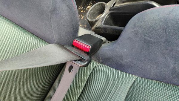 02-05 Civic Hatchback Si Passenger Right Front Seat Belt Buckle Receiver Black — photo 6