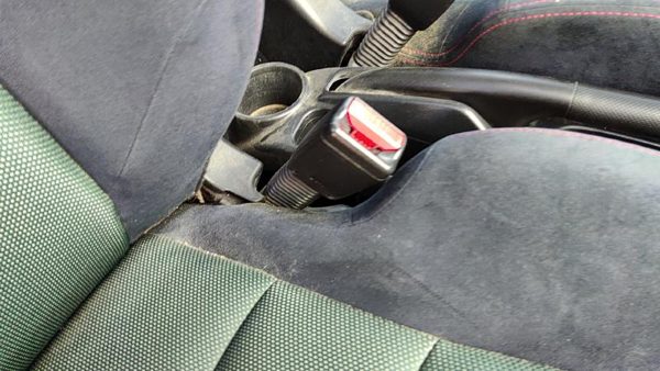 02-05 Civic Hatchback Si Passenger Right Front Seat Belt Buckle Receiver Black — photo 3