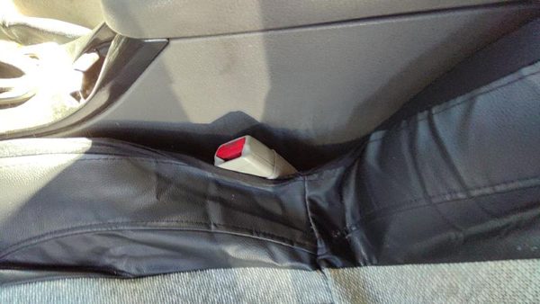 2005-2009 Gmc Envoy Driver Left Front Seat Belt Buckle Receiver Oem Gray 28H — photo 3