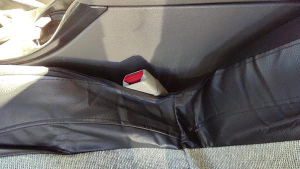 2005-2009 Gmc Envoy Driver Left Front Seat Belt Buckle Receiver Oem Gray 28H — photo 1