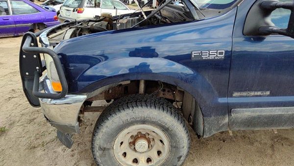 1999-2007 F350 Powerstroke Driver Left Front Fender Oem Blue F81z16006aa — photo 1