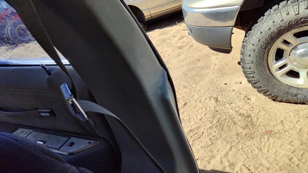 1983-1987 Mercury Grand Marquis Driver Left B Pillar Trim Panel Oem B Post Gray — photo 3