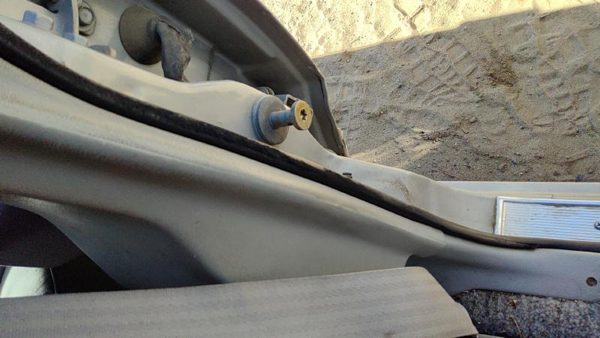 1983-1987 Mercury Grand Marquis Driver Left B Pillar Trim Panel Oem B Post Gray — photo 6